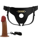 PRETTY LOVE - STARKS HARNESS BRIEFS MULTI-SPEED VIBRATION DILDO