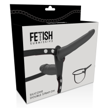 FETISH SUBMISSIVE HARNESS - DOUBLE PÉNÉTRATION NOIR