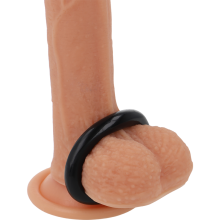 POWERING - SUPER FLEXIBLE AND RESISTANT PENIS RING 4.5CM BLACK