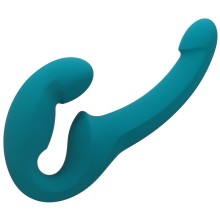 FUN FACTORY - SHARE LITE DILDO DUPLO DEEP SEA AZUL