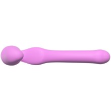 ADRIEN LASTIC - QUEENS STRAP-ON FLEXIBEL ROSA GRÖSSE S