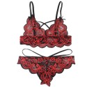 SUBBLIME TWO PIECES SET LACE TOP AND PANTIES S/M