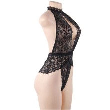 SUBBLIME LACE OPEN CUP TEDDY S/M