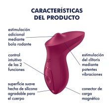 SATISFYER - VIBRATEUR EXCITERRR À POSER SUR LE CLITORIS FUCHSIA
