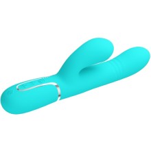 PRETTY LOVE - VIBRATORE MULTIFUNZIONE G-SPOT VERDE ACQUA