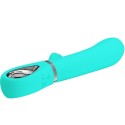 PRETTY LOVE - VIBRATORE MULTIFUNZIONE G-SPOT THOMAS VERDE ACQUA