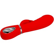 PRETTY LOVE - VIBRATEUR MULTIFONCTION G-SPOT PRESCOTT ROUGE