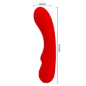 PRETTY LOVE - VIBRADOR RECARREGVEL PRESCOTT VERMELHO