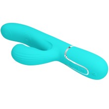 PRETTY LOVE - PERLITA MULTIFUNCTION 3 IN 1 G-SPOT VIBRATOR AQUA