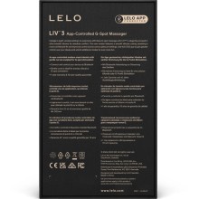 LELO - LIV™ 3 STIMOLATORE DEL PUNTO G BLU