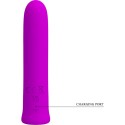 PRETTY LOVE - CURTIS MINI SUPER POWER VIBRATOR 12 LILA SILIKONVIBRATIONEN