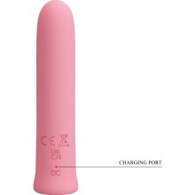 PRETTY LOVE - CURTIS MINI SUPER POWER VIBRATOR 12 PINK SILICONE