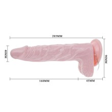 BAILE - SUPER ROTA DONG REALISTISCHER DILDO 20.5 CM