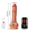 CYBER SILICOCK - REMOTE CONTROL REALISTIC MASTER HUCK 20.9 CM