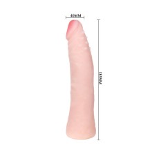 BAILE - REALISTIC SKIN TOUCH SILICONE DILDO 19 CM RANDOM BOX