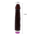 BAILE - VIBRADOR WAVES OF PLEASURE 23 CM CASTANHO