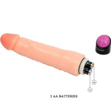 BAILE - VIBRADOR REALISTA FLEXÍVEL 25 CM