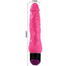 BAILE - VIBRATEUR RÉALISTE SEXE COLORÉ ROSE 24 CM