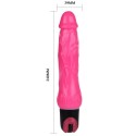 BAILE - VIBRADOR MULTIVELOCIDADE DAAPLY PLEASURE ROXO