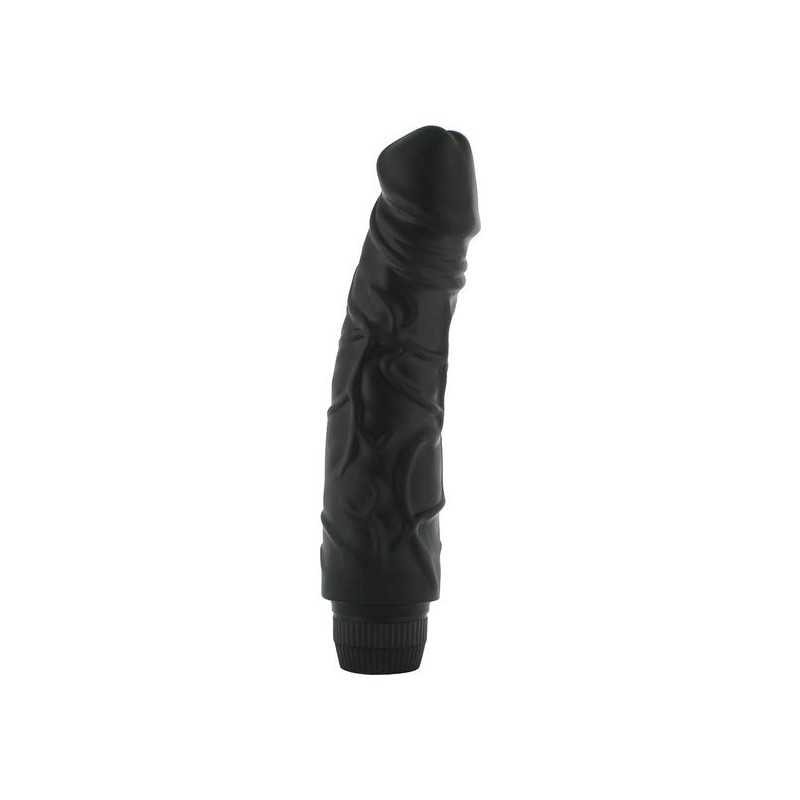 SEVEN CREATIONS - PERFECT PLEASURES BLACK VIBRATOR 22 CM