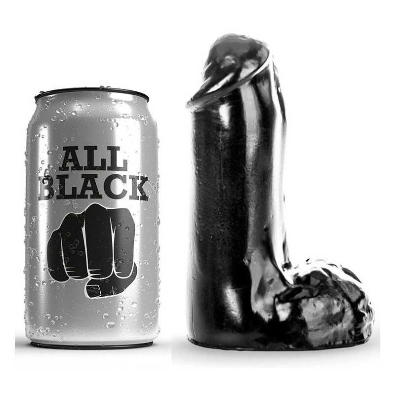 ALL BLACK - DILDO REALISTIC 13 CM