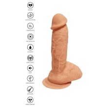 GET REAL - PELE VIBRANTE DE SILICONE DILDO