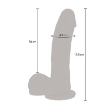 GET REAL - MAGNETISCHER PULSE VERTRAUENDE DILDO-HAUT