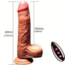 ARMONY - REALISTISCHER DILDO-VIBRATOR MIT FERNBEDIENUNG 22.5 CM