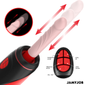 JAMYJOB - MASTURBADOR AUTOMÁTICO BASE PYSTON COM DILDO DE