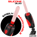 JAMYJOB - MASTURBADOR AUTOMÁTICO BASE PYSTON COM DILDO DE