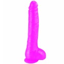 BAILE - DILDO DONG ROSA REALÍSTICO COM VENTOSA