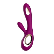 LELO - SORAYA WAVE VIBRATEUR LAPIN DEEP ROSE