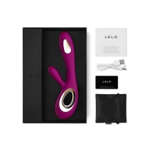 LELO - SORAYA VIBRATORE WAVE RABBIT DEEP ROSE