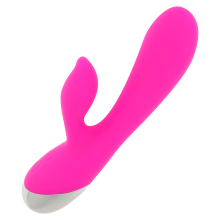 OHMAMA - VIBRATOR MIT KANINCHEN 10 VIBRATIONSMODI 19 CM