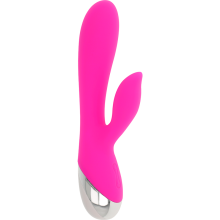 OHMAMA - VIBRATOR WITH RABBIT 10 VIBRATION MODES 19 CM