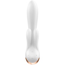 SATISFYER DOUBLE FLEX VIBRATOR APP - BLACK