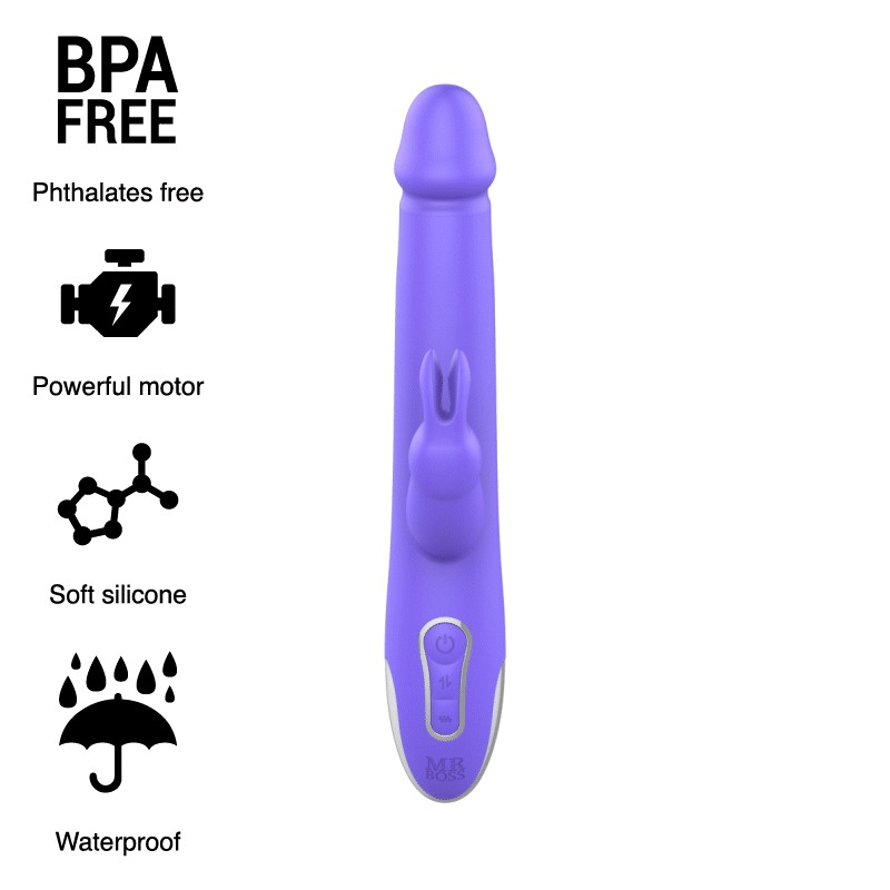 MR BOSS - VIBRADOR E ROTADOR ARTURO COMPATÍVEL COM A TECNOLOGIA