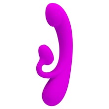 PRETTY LOVE - SINCERE VIBRATOR AND CLITORIS SUCKER PURPLE