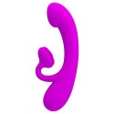 PRETTY LOVE - SINCERE VIBRATOR AND CLITORIS SUCKER PURPLE