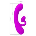 PRETTY LOVE - SINCERE VIBRATOR AND CLITORIS SUCKER PURPLE PRETTY LOVE - SINCERE VIBRATOR AND CLITORIS SUCKER PURPLE