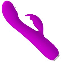 PRETTY LOVE - RACHEL WIEDERAUFLADBARER VIBRATOR MIT LILA SAUGER