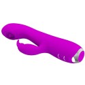 PRETTY LOVE - VIBRADOR RECARREGVEL RACHEL COM SUCKER ROXO