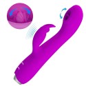 PRETTY LOVE - RACHEL WIEDERAUFLADBARER VIBRATOR MIT LILA SAUGER