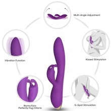 ARMONY - BONNIE VIBRADOR COELHO ROXO