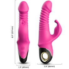 ARMONY - ZING DILDO VIBRADOR COELHO FÚCSIA