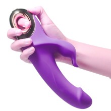 ARMONY - METEROR DILDO VIBRADOR COELHO ROTATOR ROXO