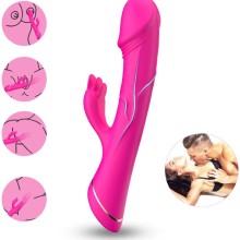 ARMONY - DILDO VIBRATORE CONIGLIO IN SILICONE FUCSIA