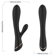 ARMONY - VIBRATORE RABBIT IN SILICONE NERO