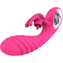 ARMONY - VIBRATEUR VICKY RABBIT AVEC LANGUE ANNEAU DE TIRAGE FUCHSIA