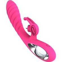 ARMONY - VIBRATORE VICKY RABBIT CON LINGUETTA TIRANTE FUCSIA